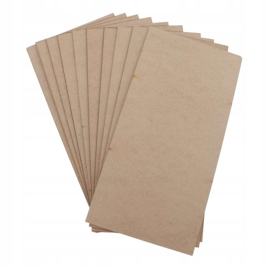 10pcs Blank Wooden Board wood for Diy Table Model Building 10X20cm