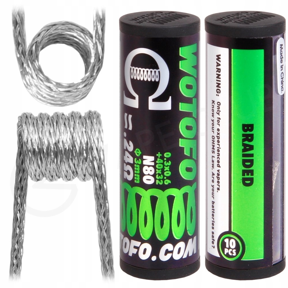 WOTOFO Prebuilt Coil Braided Coil 0.24ohm