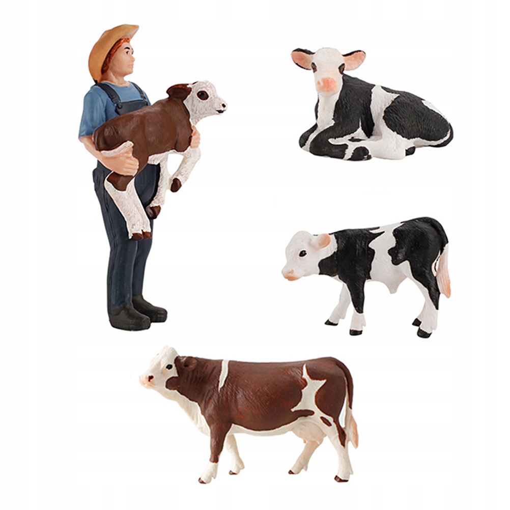 Mini Figurine Toy Animals Figurines Farmyard