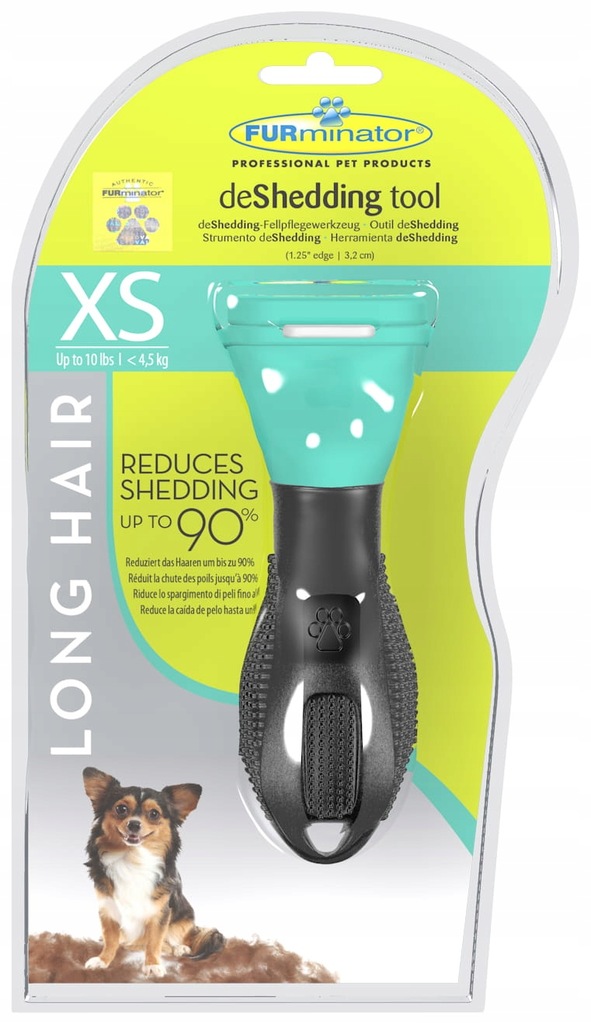 FURMINATOR dla psów długowłosych - Toy Dog - XS