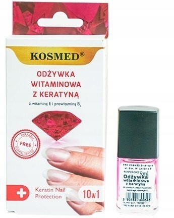 Kosmed Odżywka do paznokci witaminowa z keratyną 1