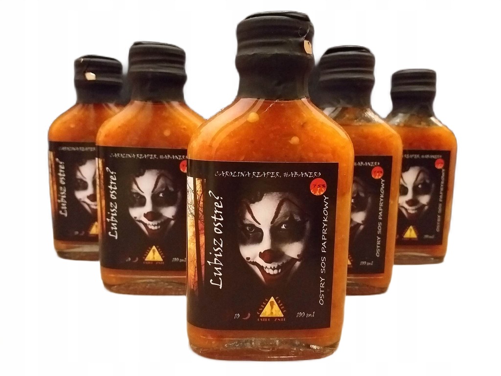 Carolina Reaper, Habanero, sos 100ml 75% papryki
