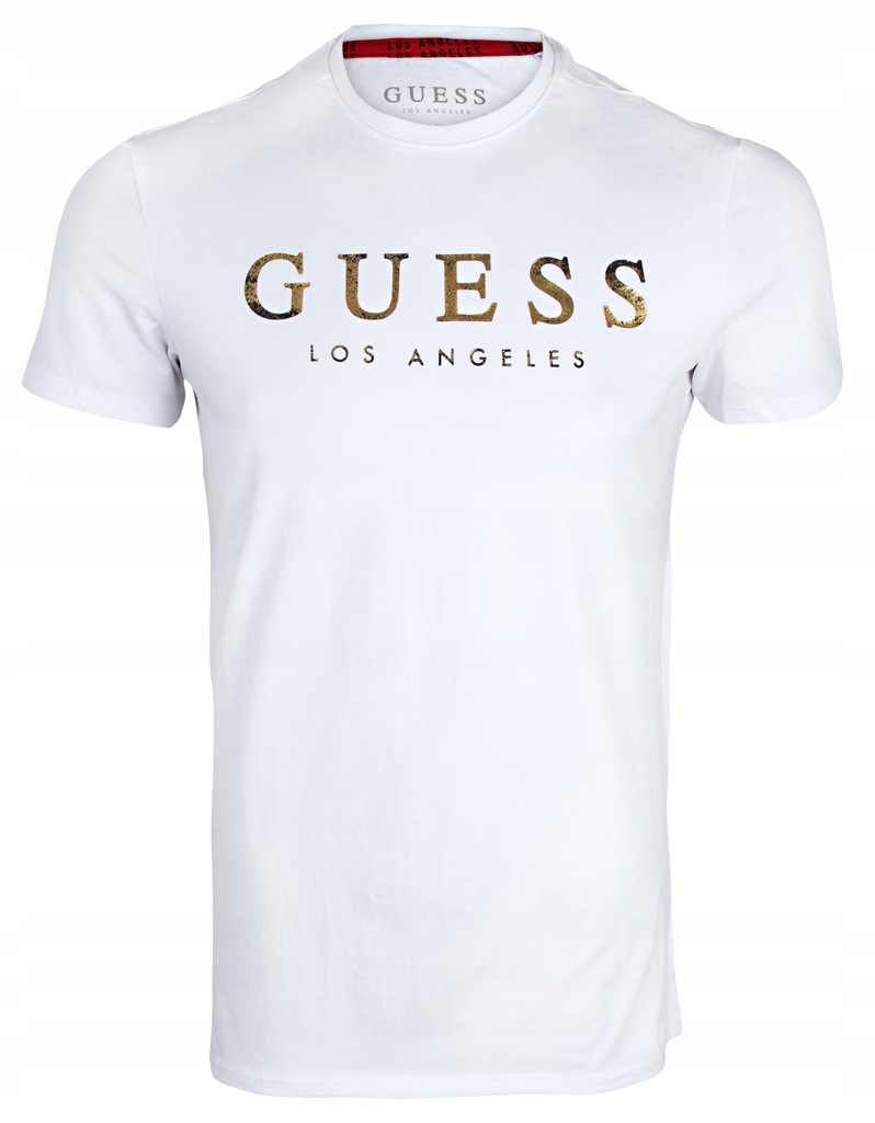 TSHIRT KOSZULKA GUESS GOLD LOGO XL 8475226650 oficjalne archiwum
