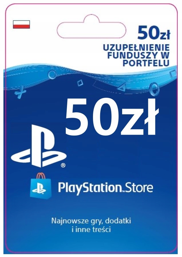 PLAYSTATION NETWORK 50 PLN ZŁ PSN KOD PS4 PS5