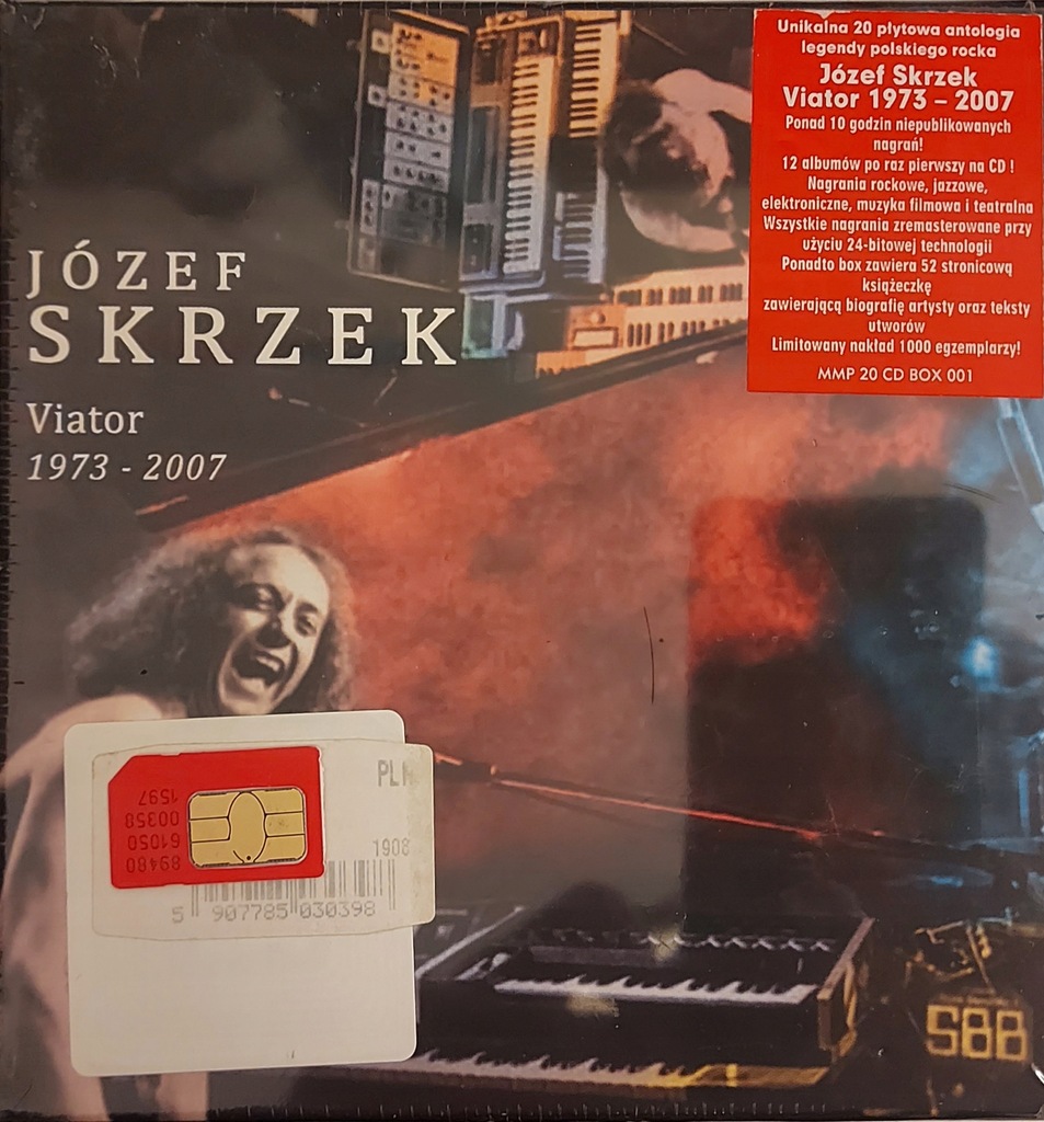 20xCD BOX Józef Skrzek Viator 1973-2007 SBB wFOLII