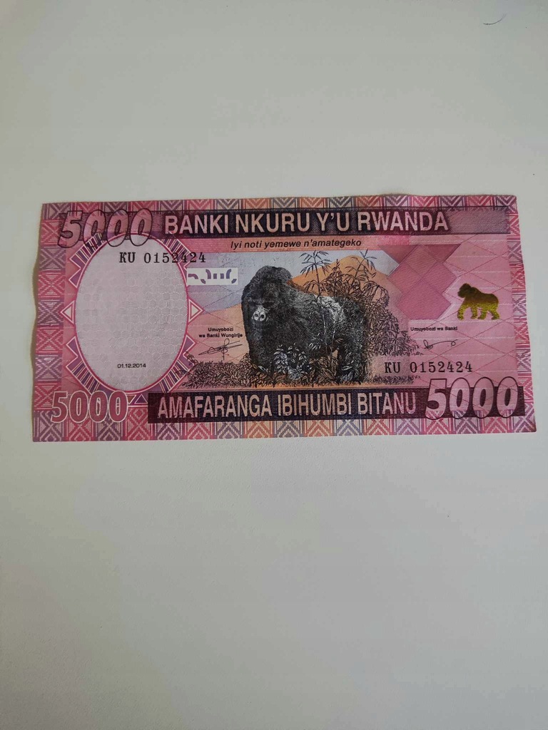 Rwanda - 5000 Franków - 2014 - UNC
