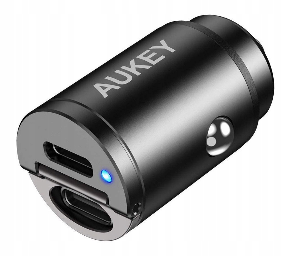 AUKEY Ładowarka AUKEY 2x USB typ C Czarny CC-A4