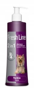 FRESH LINE szampon z odżywką dla psów rasy York 2