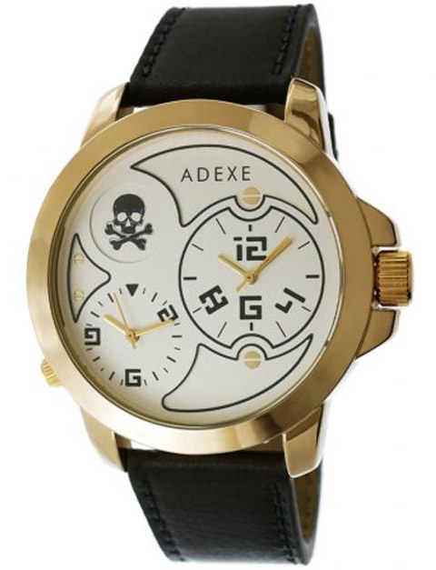 Zegarek Męski ADEXE DUAL TIME X IV na pasku