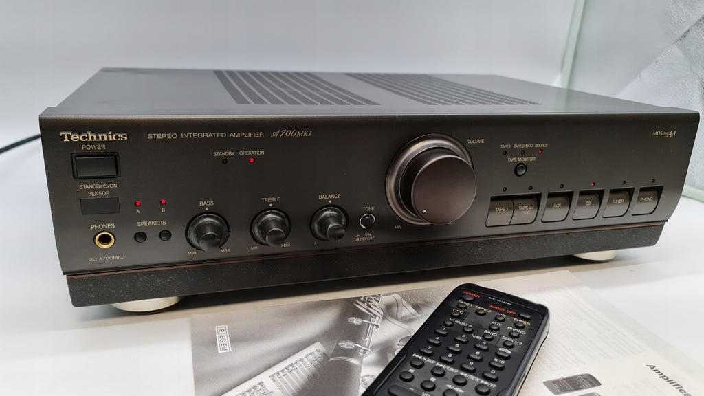 Technics SU-A700MK3 Unikat + Oryginalny pilot+inst