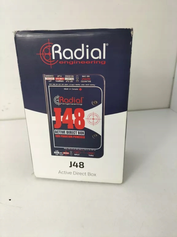 RADIAL J48 DI-BOX AKTYWNY Z ZASIALNIEM PHANTOM