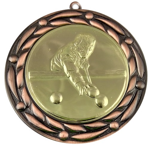 Medal Bilard Turniej Emblemat Grawer Gratis 70mm