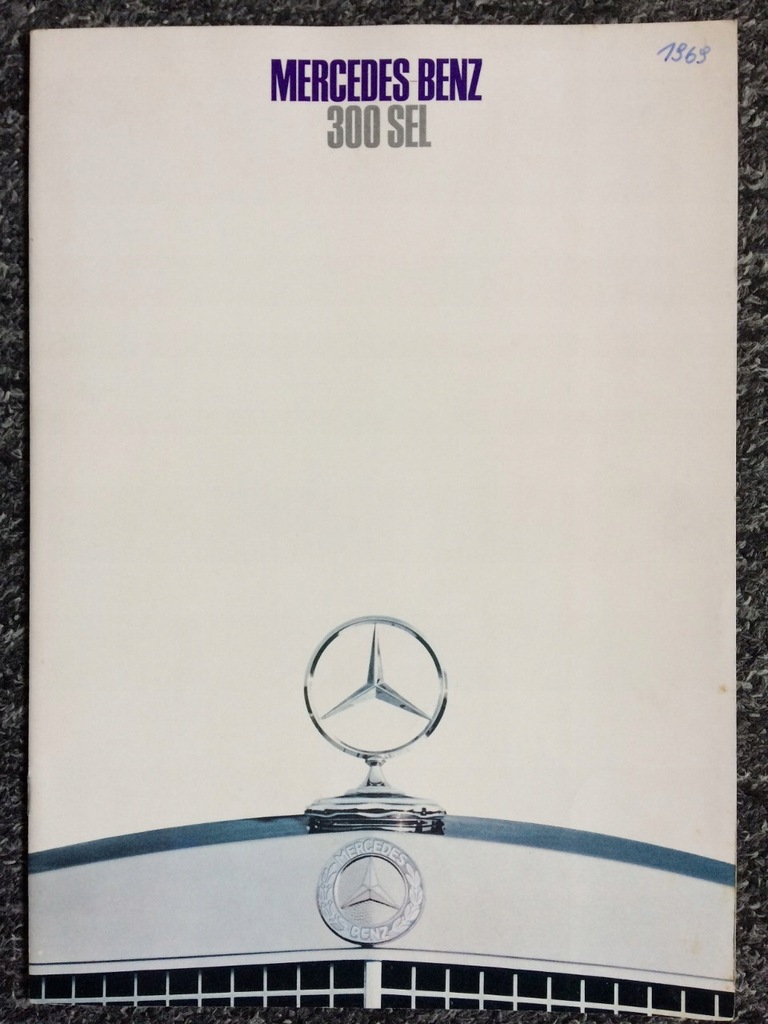 Prospekt Mercedes 300 SEL