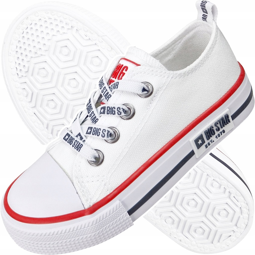 białe trampki dziecięce Big Star buty KK374068 22