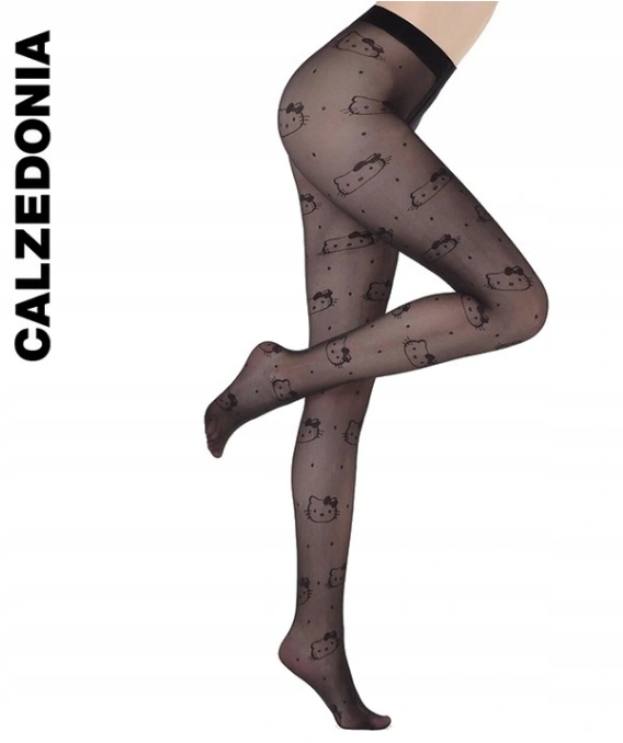 CALZEDONIA RAJSTOPY COLLANT POIS HELLO KITTY S/M