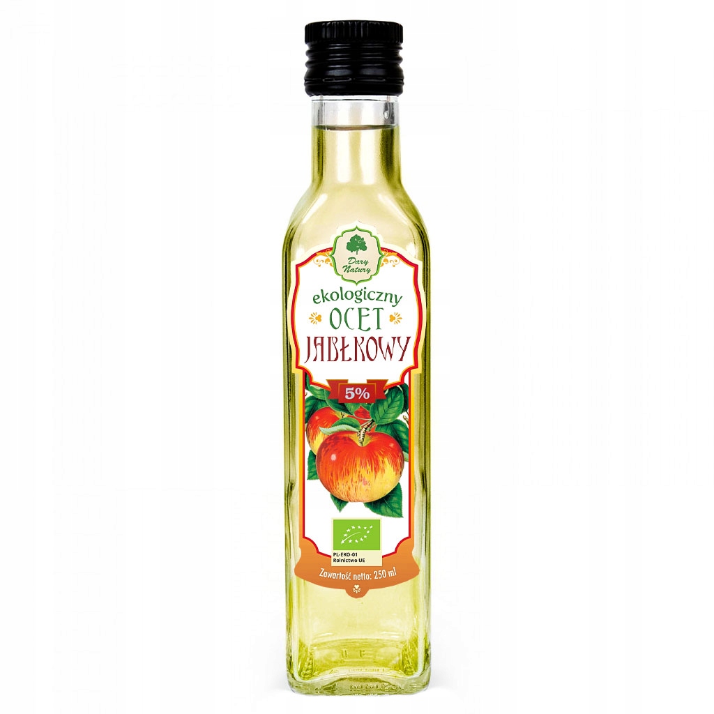 OCET JABŁKOWY EKO 250ML Dary Natury