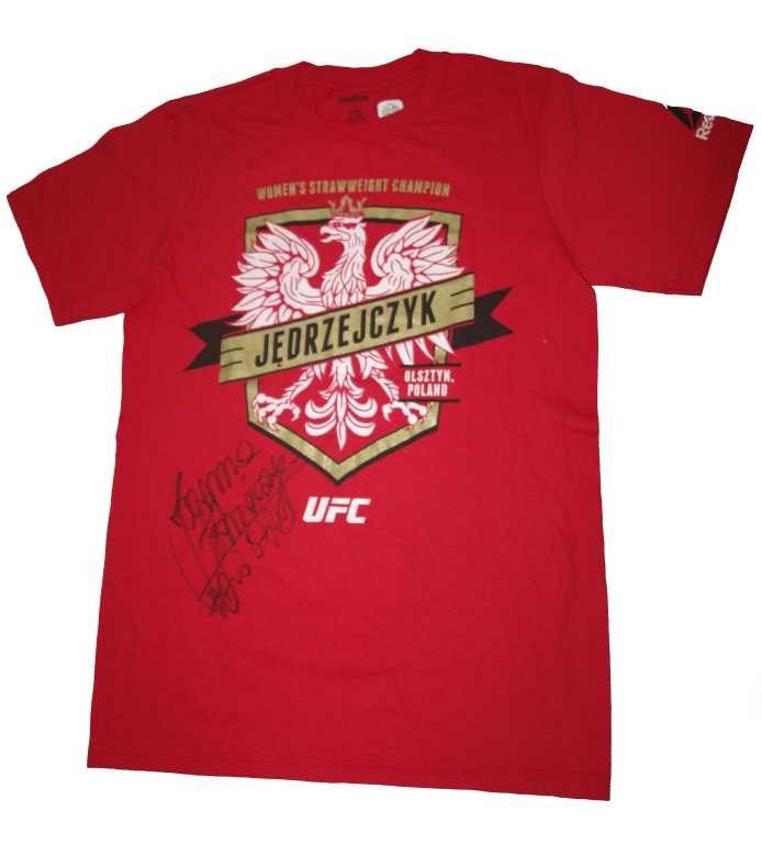 Joanna Jędrzejczyk - Koszulka UFC z autografem