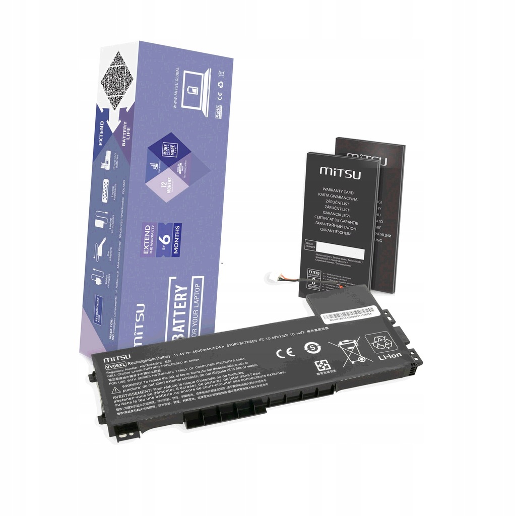 Akumulator 808452-001 do HP ZBook 11,4V LI-PO 52Wh