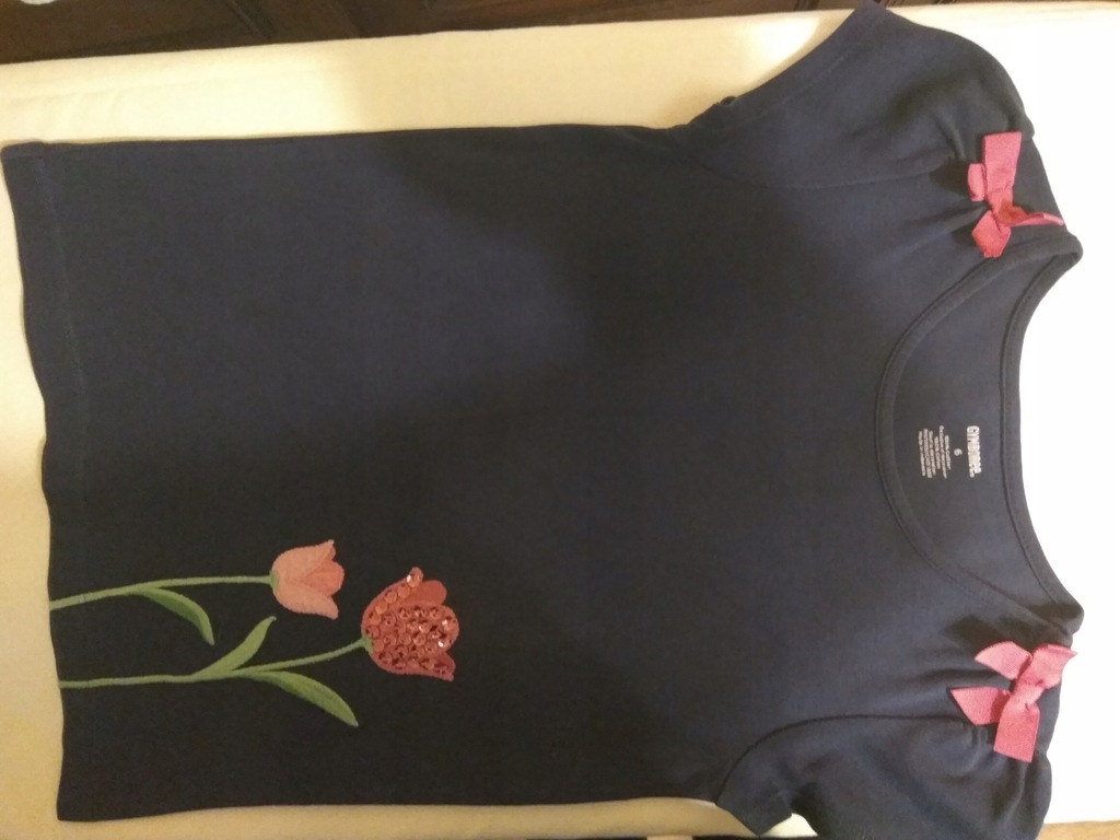 Gymboree bluzeczka z tulipanami roz. 6
