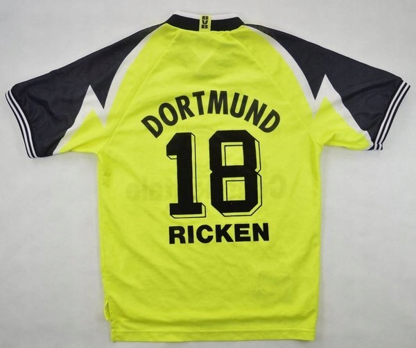 NIKE Borussia Dortmund 1995/96 サッカーシャツ 1995-96 Borussia Dortmund Home Shirt Sammer #6 - 9/10 - (S)