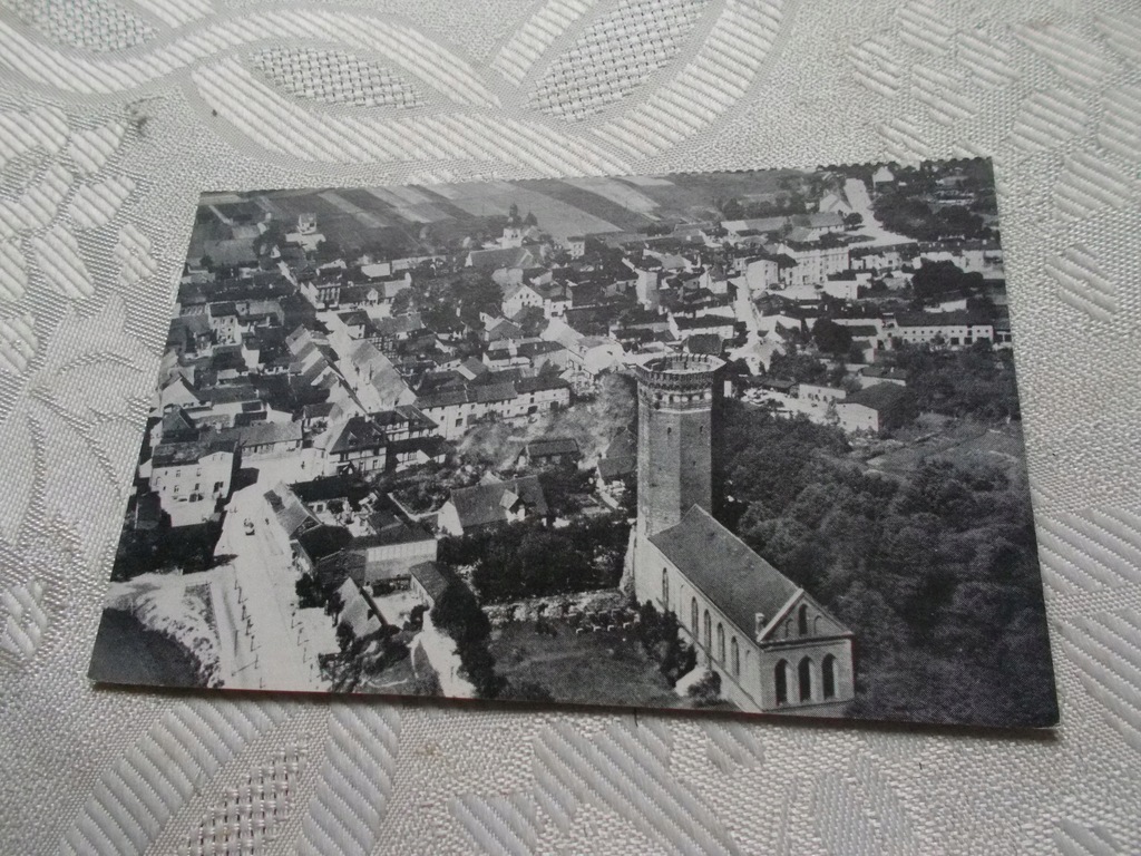 Schlochau widok z samolotu Człuchów