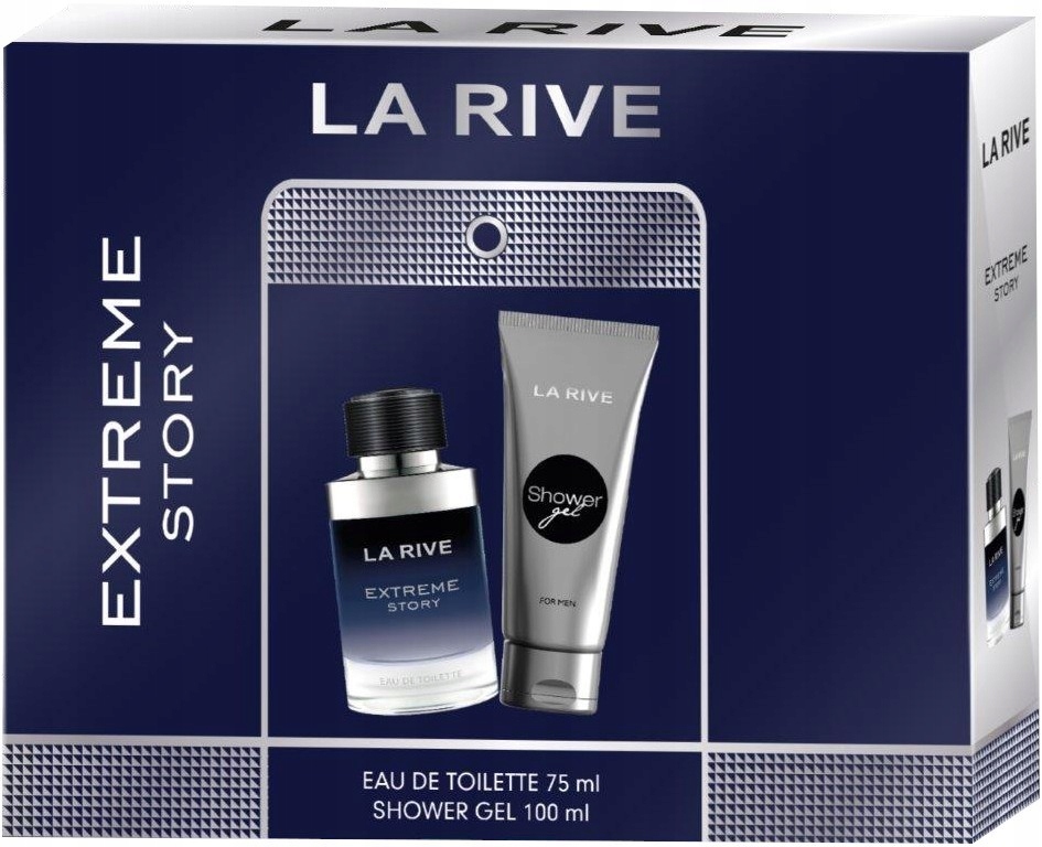 LA RIVE Man Zestaw prezentowy Extreme Story (woda toaletowa 75 ml + żel pod