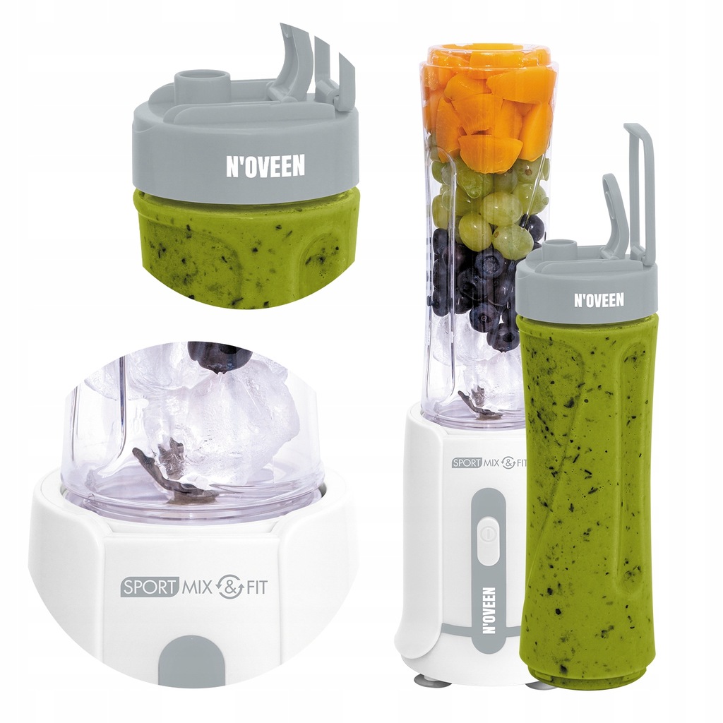 BLENDER z bidonem SMOOTHIE koktajl NOVEEN 3 kolory 11543377696