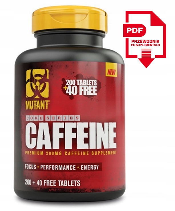 Pvl Mutant Core Caffeine 240 tab motywacja energia