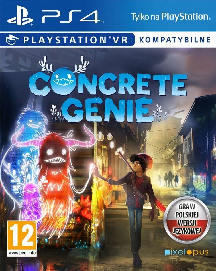 PS4 PSVR Concrete Genie PL Nowa w Folii