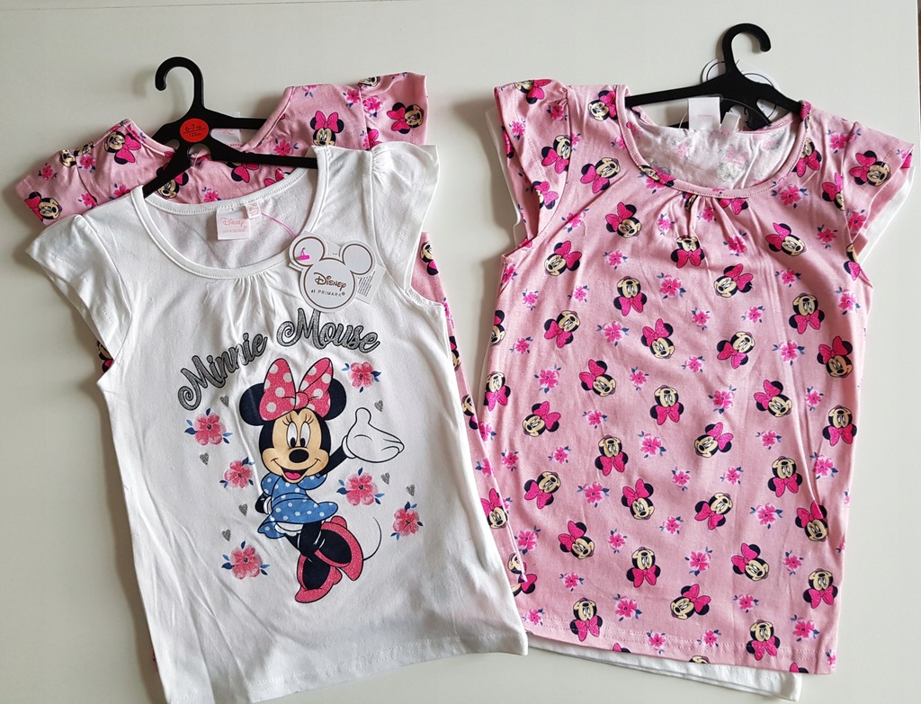 Primark 2x T-shirt koszulki Disney Minnie 110 cm