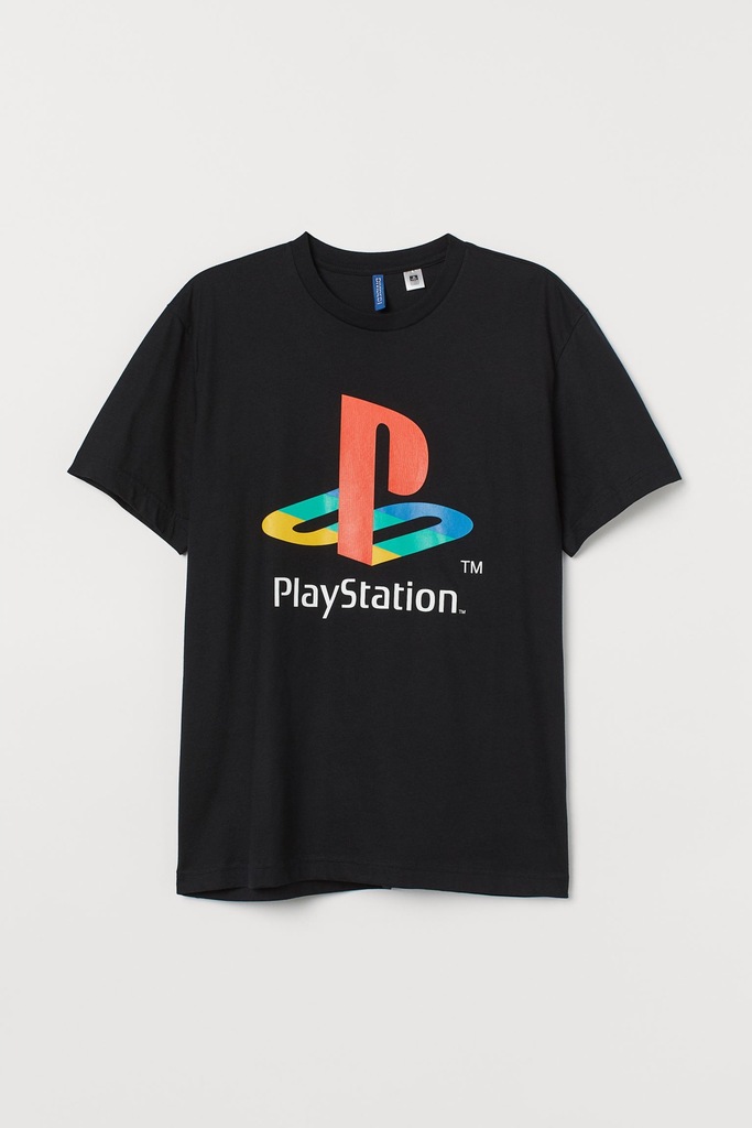 H&M T-SHIRT Z NADRUKIEM PlayStation--S