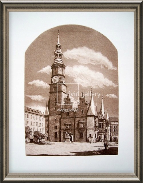 Krzysztof Janicki - Wrocław Ratusz II, grafika.