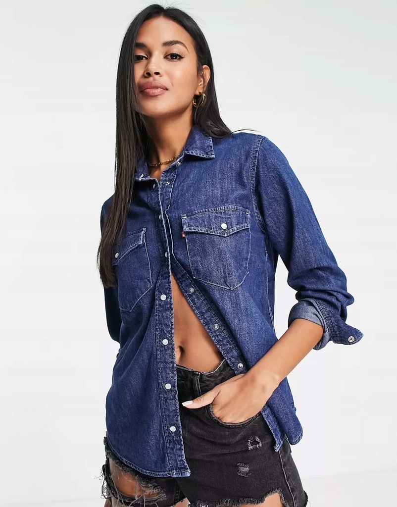 LEVI'S KOSZULA DAMSKA JEANSOWA KLASYCZNA L 1RNB