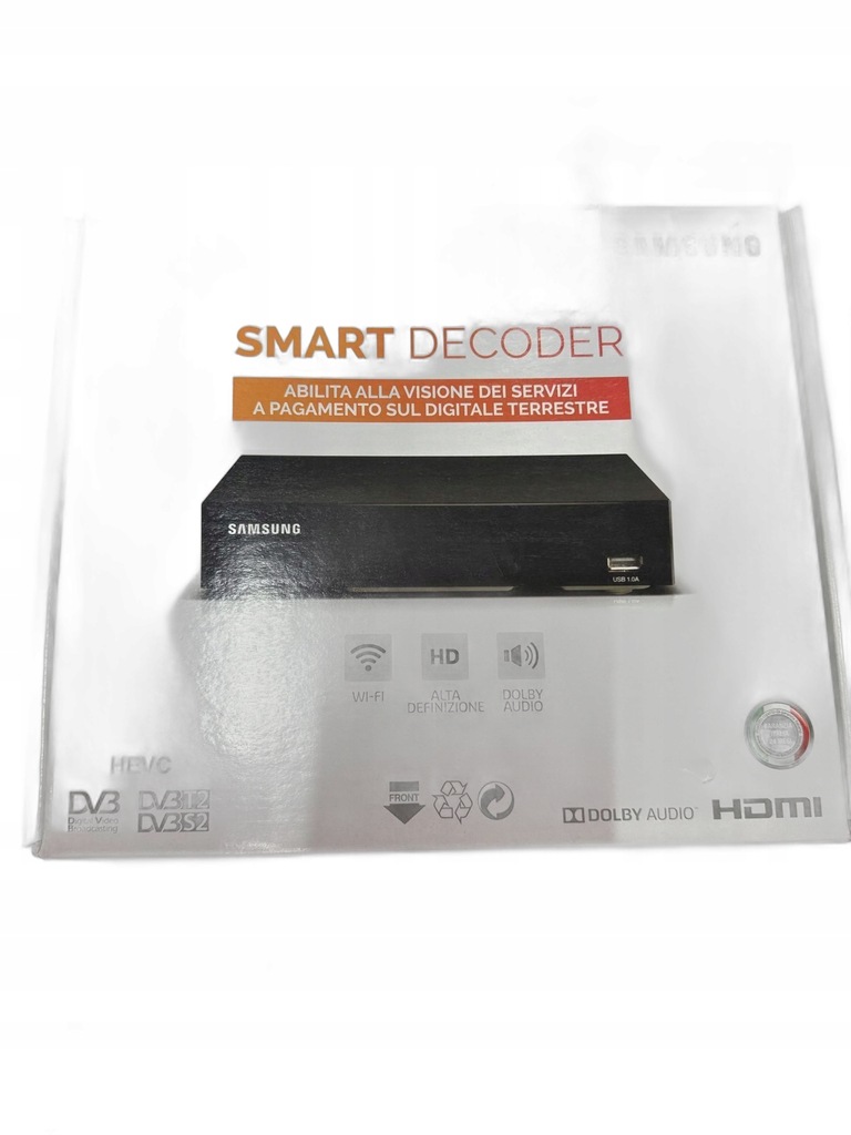 TUNER DEKODER SAMSUNG DVB-T2 H.265 HEVC HBBTV 2.0.1