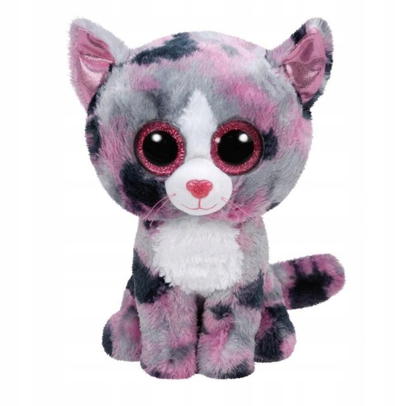 TY BEANIE BOOS LINDI - RÓŻOWY KOT 24 CM, TY