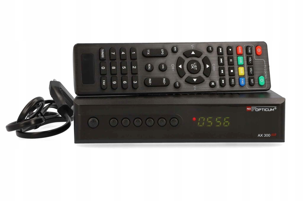 dekoder Tuner satelitarny DVB-S/S2 FTA Opticum AX300 Plus