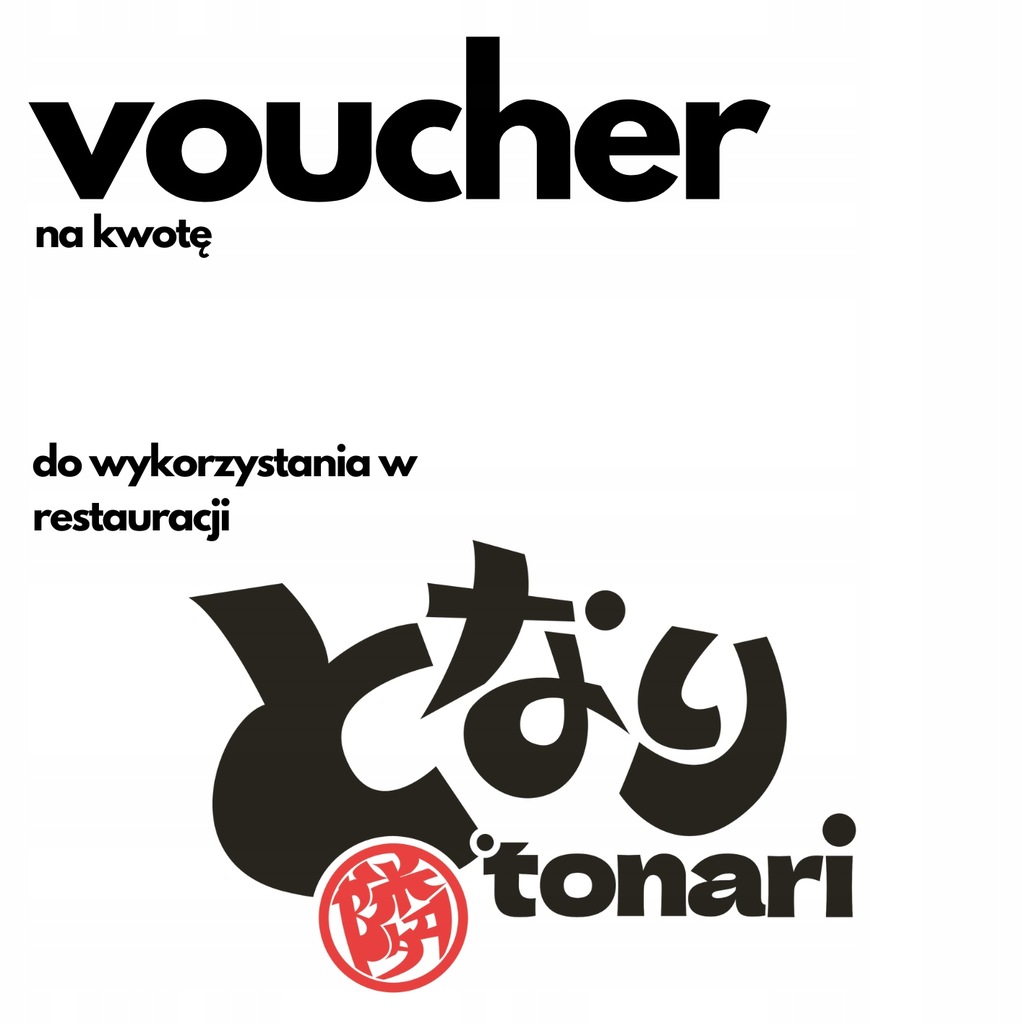 Voucher prezentowy - Tonari