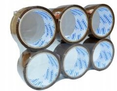 TAŚMA 48MMX45,5M BRĄZOWA 6SZT