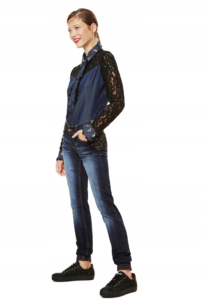 DESIGUAL JEANSY HAFTY rozm.24 (M-31)