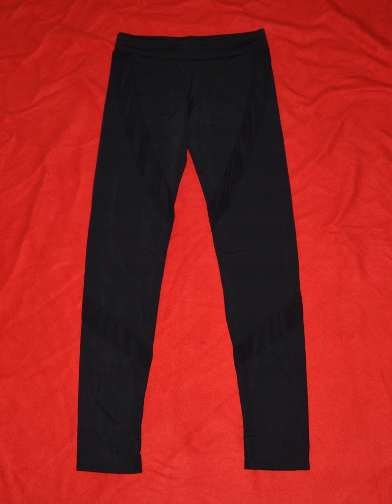 CALZEDONIA LEGGINSY CZARNE JAK NOWE S