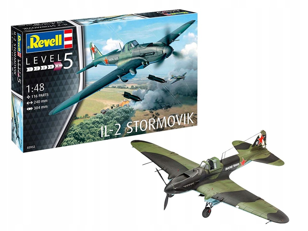 Купить REVELL 03932 Ил-2 ШТОРМОВИК: отзывы, фото, характеристики в интерне-магазине Aredi.ru