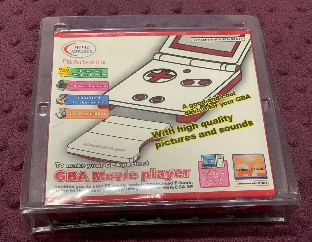 GBA Movie Player Game Boy Advance SP
