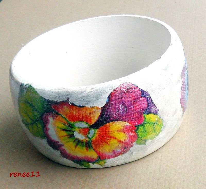 bransoletka decoupage