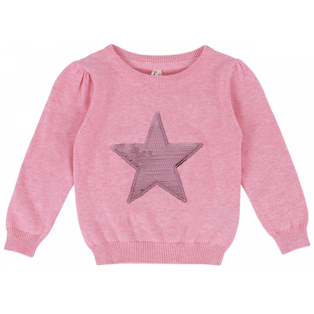 Różowy sweterek z gwiazdą PRIMARK 2-3 lat 98 cm