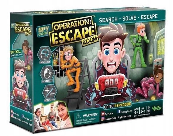 GRA OPERACJA ESCAPE ROOM JUNIOR TM TOYS OKAZJA