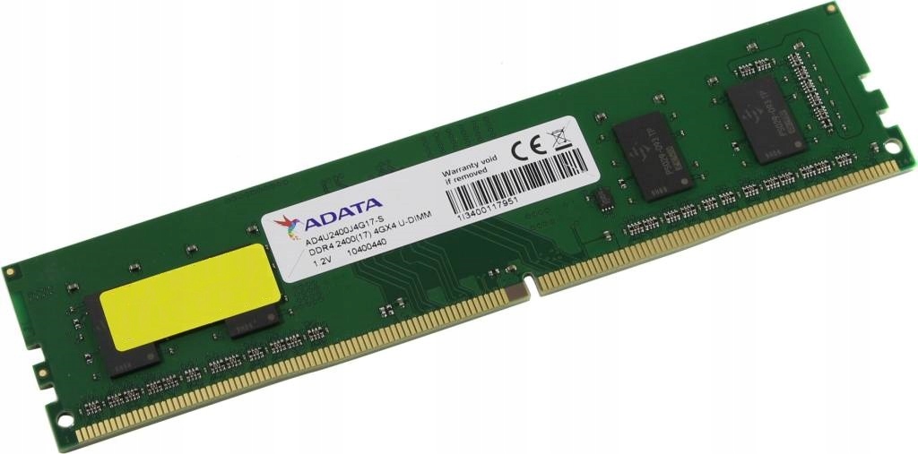 Pamięć RAM ADATA Premier, DDR4, 4 GB,2400MHz, CL17