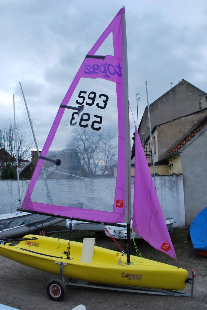 Łódź żaglowa Topper Topaz Uno Race+ + wózek slip.