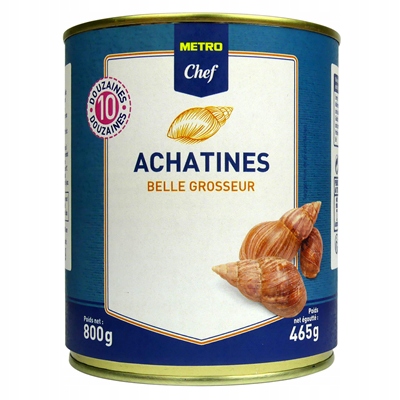 Ślimaki "Achatines" 800g Belle Grosseur 120 szt