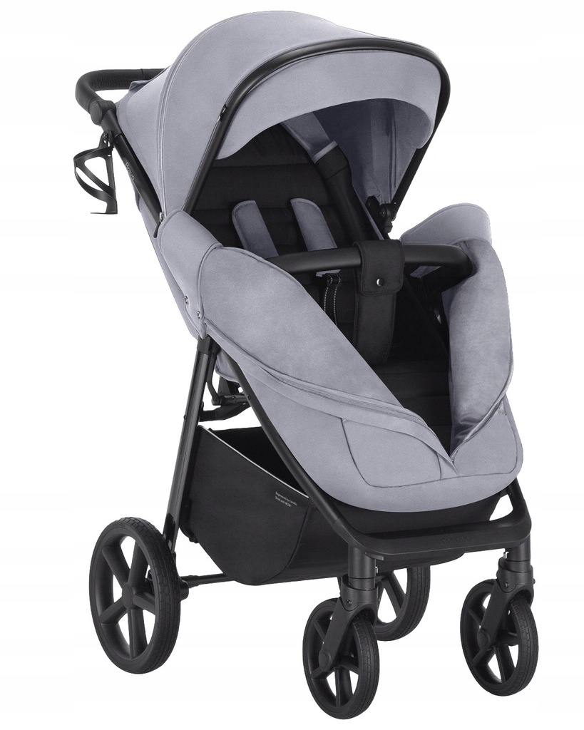 Stroller BRAVO PLUS 5515 - MIST GREY NOWA ODSŁONA 2024