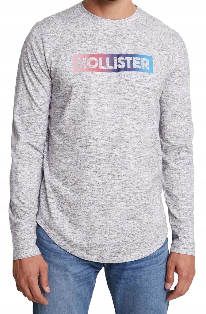 Hollister California _ Szara Bluza Longsleeve _ XS